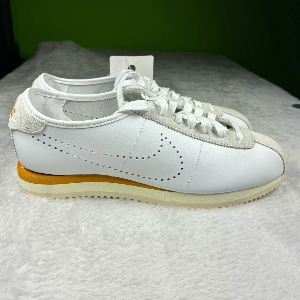 Brand New! Nike Cortez 23 SE White Leather Suede Sneakers
